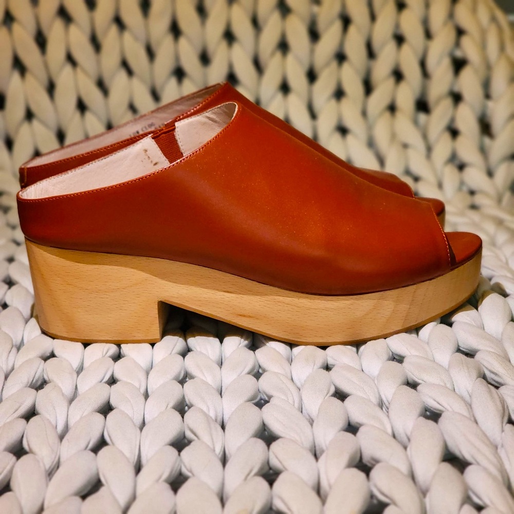 Gorman Open Toe Red Clog - NEVER WORN